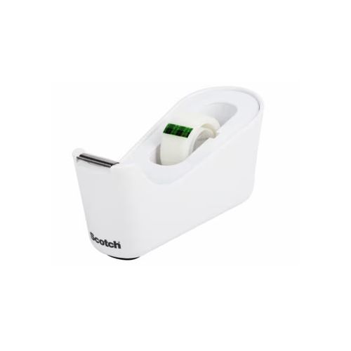 Scotch Tape Dispenser C18-W White with 19mmx8.89m Tape