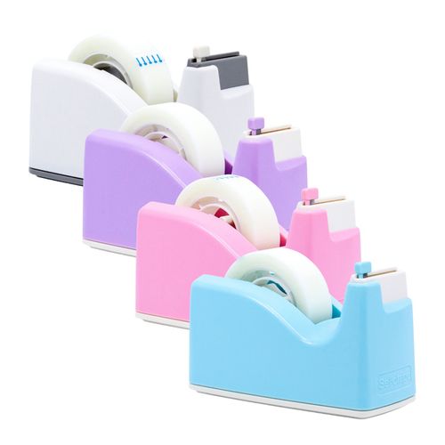 Sellotape Mini Safety Tape Dispenser (plus Invisible Tape) Assorted Colours