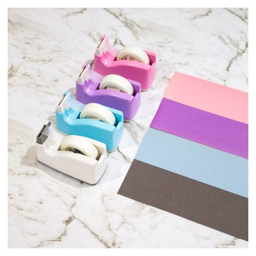 Sellotape Mini Safety Tape Dispenser (plus Invisible Tape) Assorted Colours