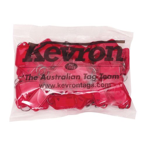 Kevron Keytags Red Bag 50