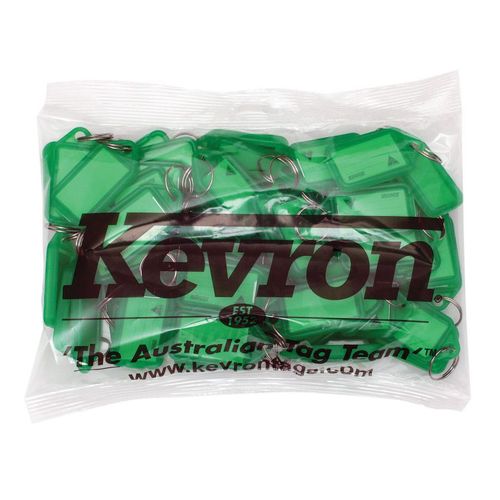 Kevron Keytags Green Bag 50