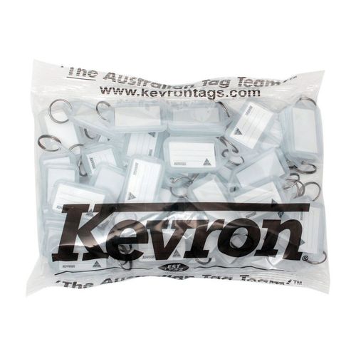 Kevron Keytags Clear Bag 50