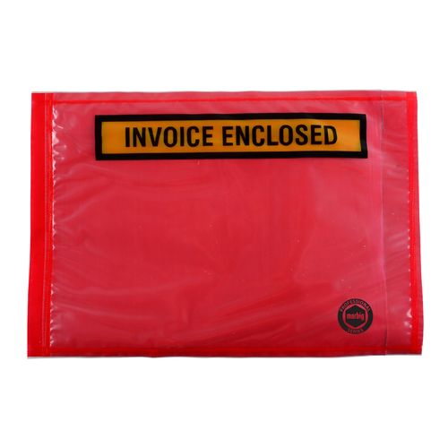 Marbig Packaging Envelope Invoice Enclosed Red Backing 165x115mm Box 1000
