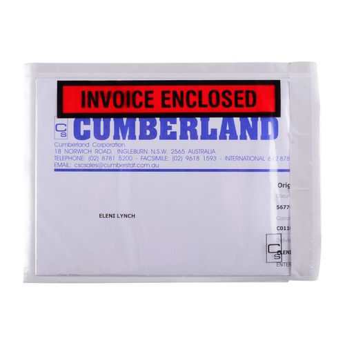 Marbig Packaging Envelope Invoice Enclosed 155x115mm Box 1000