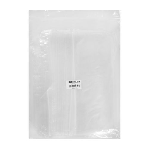 Cumberland Resealable Polybag 230x305mm Clear Pack 100