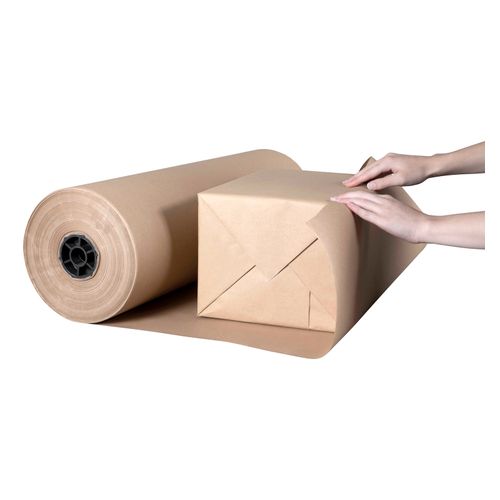Marbig Paper Roll 65gsm Brown Kraft 750mm x 340M