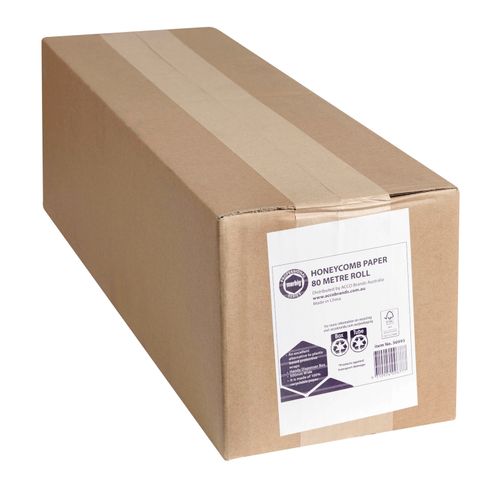 Marbig Professional Honeycomb Paper Roll 500mm x 80M Kraft