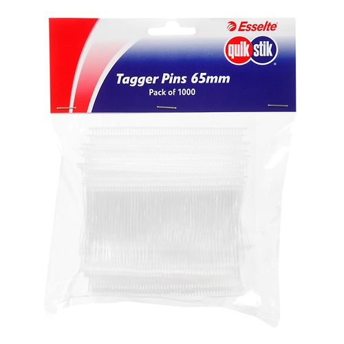 Quikstik Tagger Pin 65mm Pack 1000