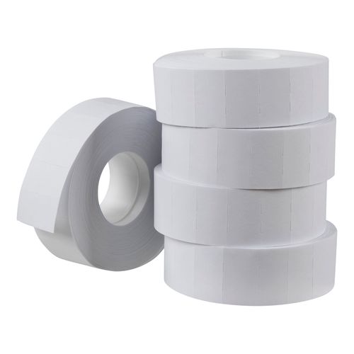 Quikstik Price Gun Labels Mark I White Removable Pack 5