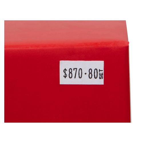 Quikstik Price Gun Labels Mark I White Removable Pack 5