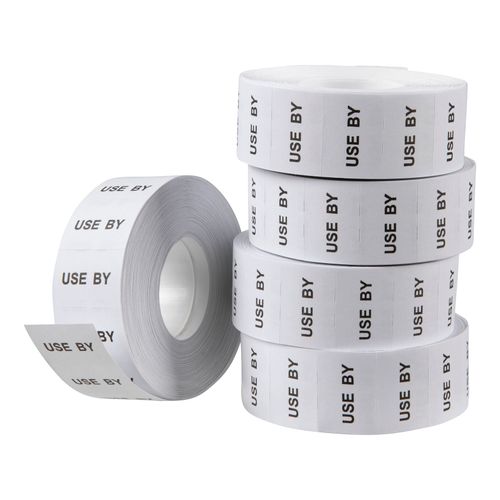Quikstik Mark I Date Gun Labels Use By Perm Double 1000/Lpr Pack 5