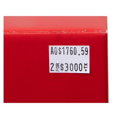 Quikstik Price Gun Labels Mark II White Removable Pack 5