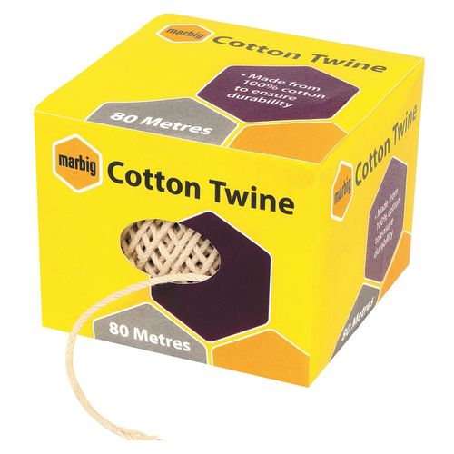 Marbig Twine Cotton 80m Natural