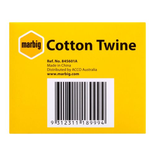 Marbig Twine Cotton 80m Natural