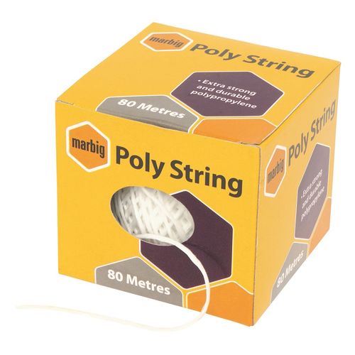 Marbig Poly String 80m White
