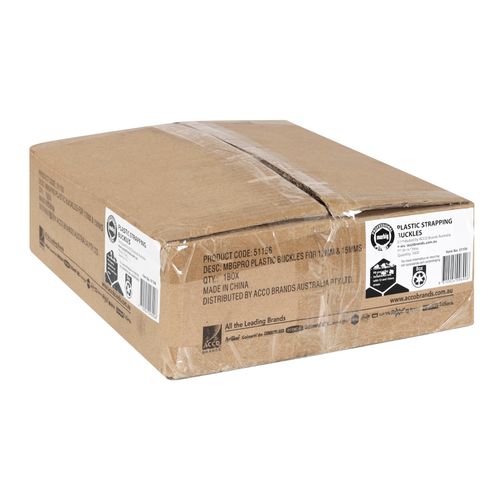 Marbig Carton Strapping Plastic Buckles To Suit 12mm & 15mm Strapping