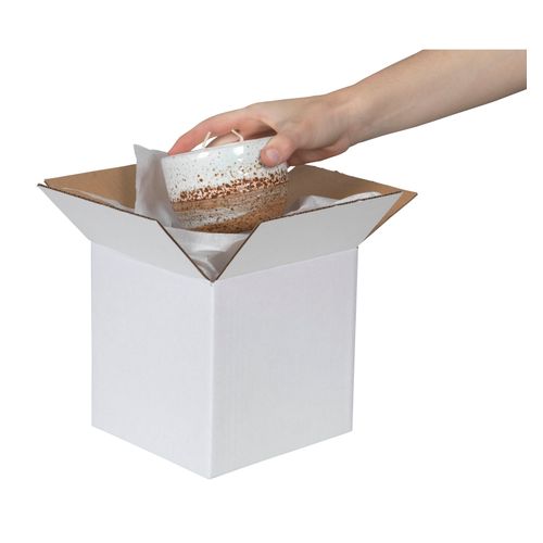 Cumberland Shipping Box Regular 150x150x150mm White Pack 25