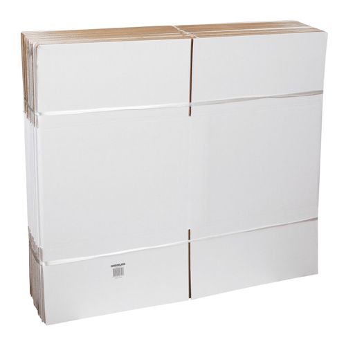 Cumberland Shipping Box Regular 420x400x300mm White Pack 25