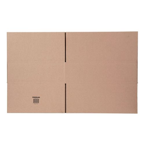 Cumberland Shipping Box Heavy Duty 369x305x102mm Brown Pack 25