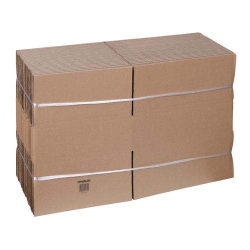 Cumberland Shipping Box Heavy Duty 369x305x102mm Brown Pack 25