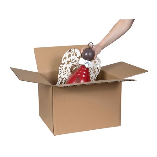 Cumberland Shipping Box Heavy Duty 368x305x254mm Brown Pack 25