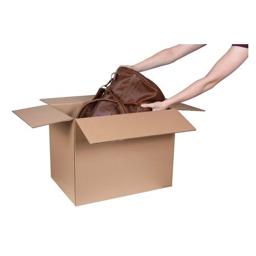Cumberland Shipping Box Heavy Duty 508x356x3381mm Brown Pack 25