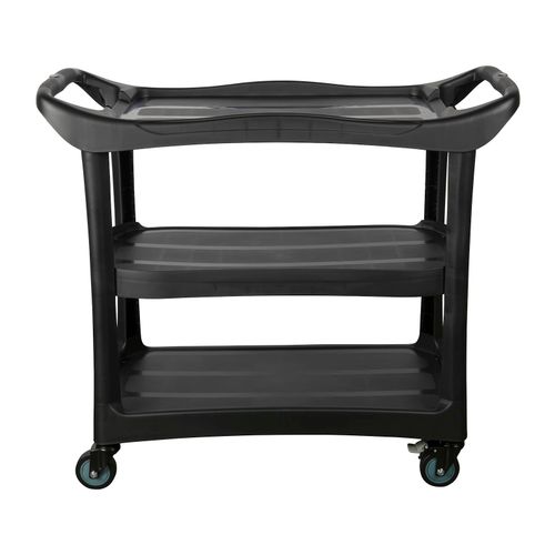 Cleanlink Utility Trolley Without Buckets Black