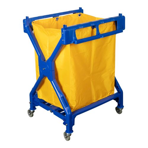 Cleanlink Scissor Trolley Blue