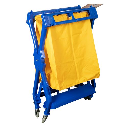 Cleanlink Scissor Trolley Blue