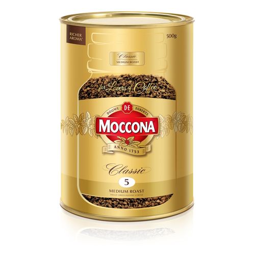 Moccona Freeze Dried Instant Coffee Classic Medium Roast 500gm