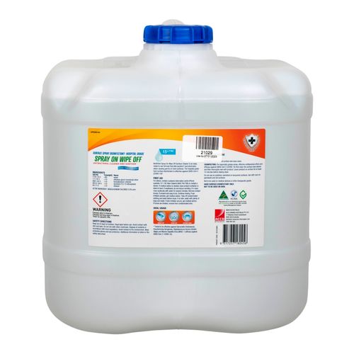 Northfork Surface Spray Disinfectant Hospital Grade Spray On Wipe Off 15L