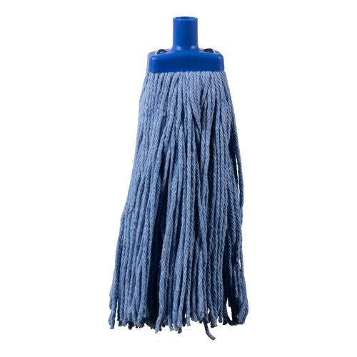 Cleanlink Mop Heads Coloured 400gm Blue