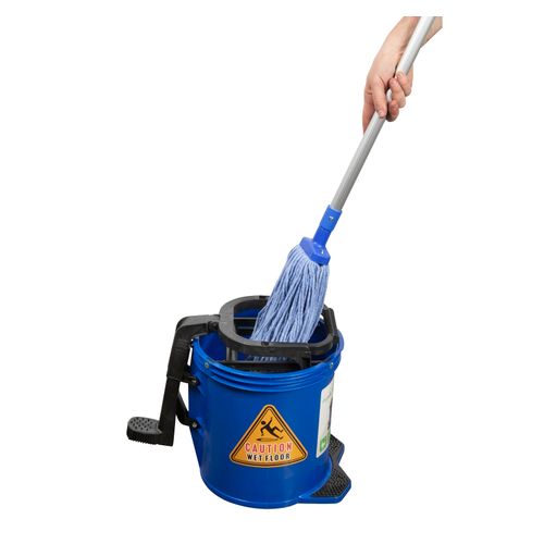 Cleanlink Mop Heads Coloured 400gm Blue