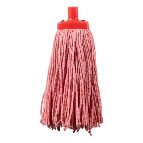 Cleanlink Mop Heads Coloured 400gm Red