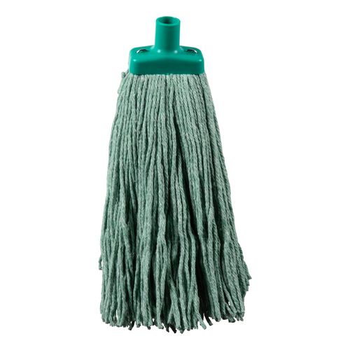 Cleanlink Mop Heads Coloured 400gm Green