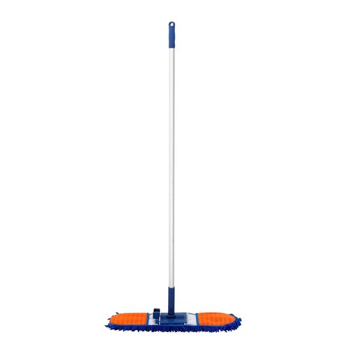 Cleanlink Chenille Dust Mop 60cm With 135cm Aluminium Handle Blue