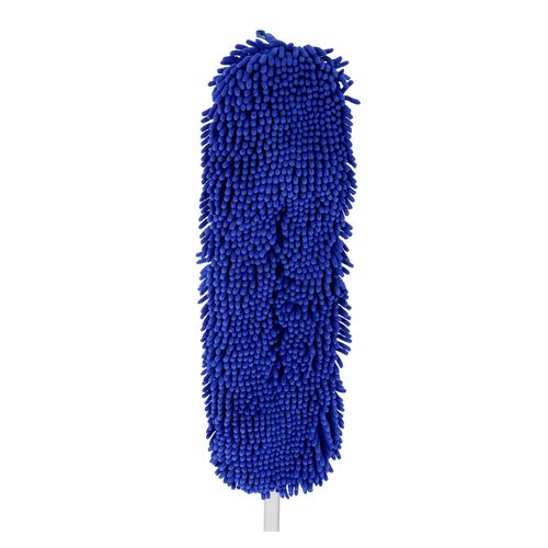 Cleanlink Chenille Dust Mop 60cm With 135cm Aluminium Handle Blue
