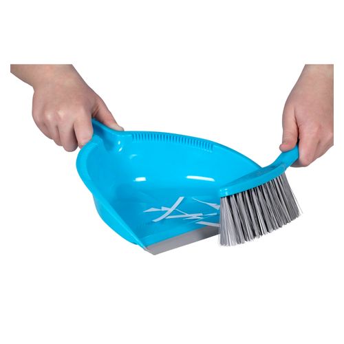 Cleanlink Dustpan & Brush Set - Blue