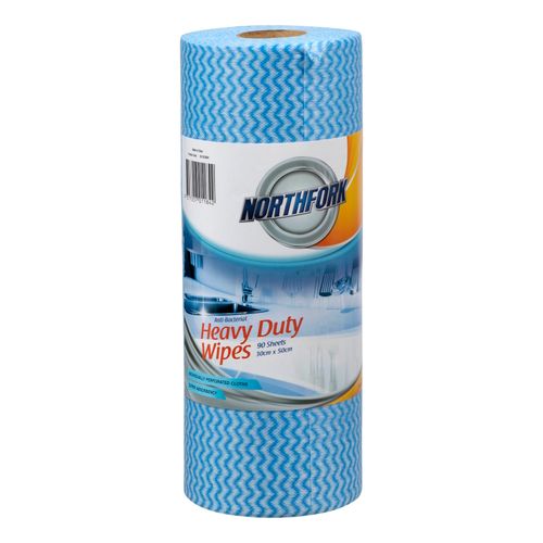 Northfork Cloth Wipes Heavy Duty 45M Blue