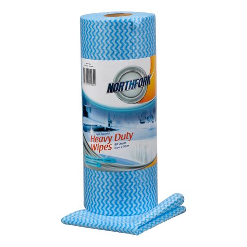 Northfork Cloth Wipes Heavy Duty 45M Blue