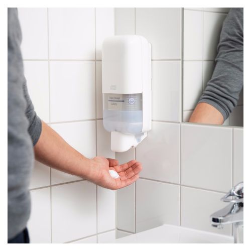 Tork Soap & Sanitiser Dispenser White S4