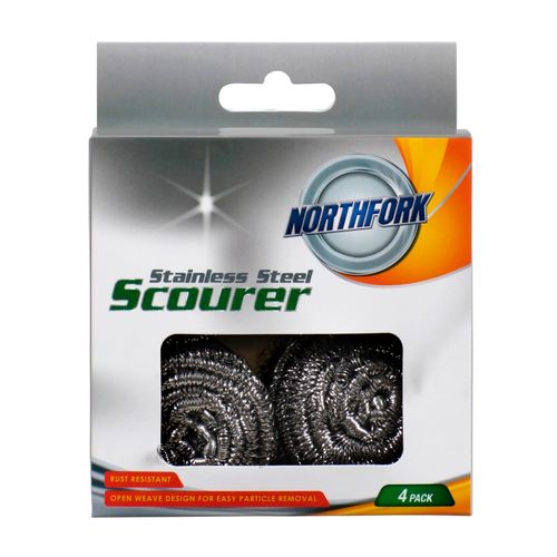 Northfork Stainless Steel Scourer Pack 4