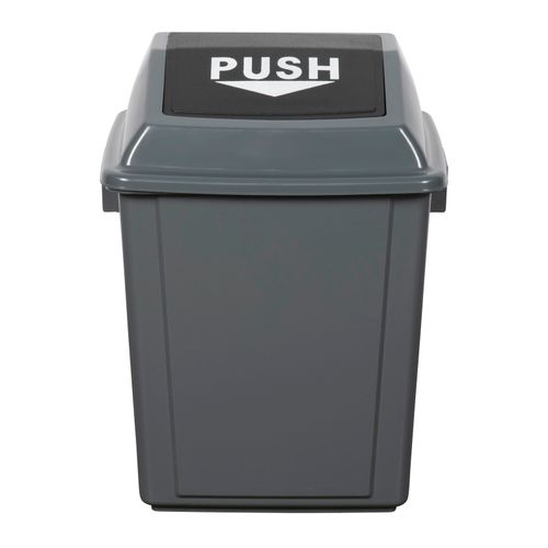 Cleanlink Rubbish Bin With Bullet Lid 25L Grey