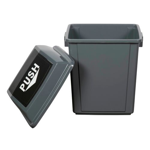 Cleanlink Rubbish Bin With Bullet Lid 25L Grey