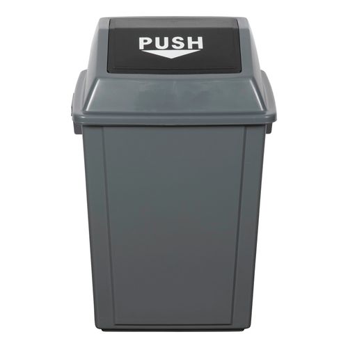 Cleanlink Rubbish Bin With Bullet Lid 40L Grey
