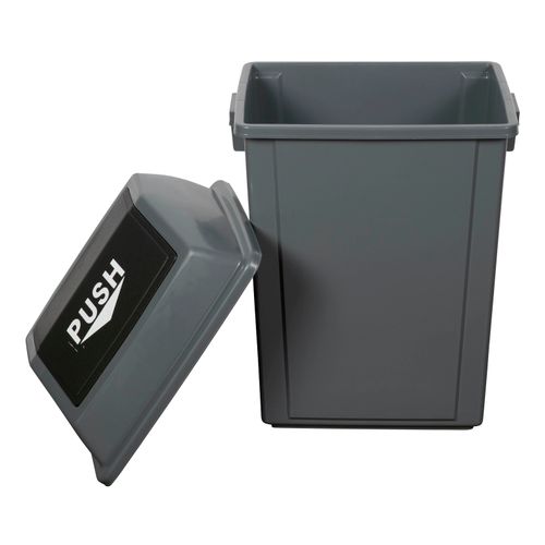 Cleanlink Rubbish Bin With Bullet Lid 40L Grey