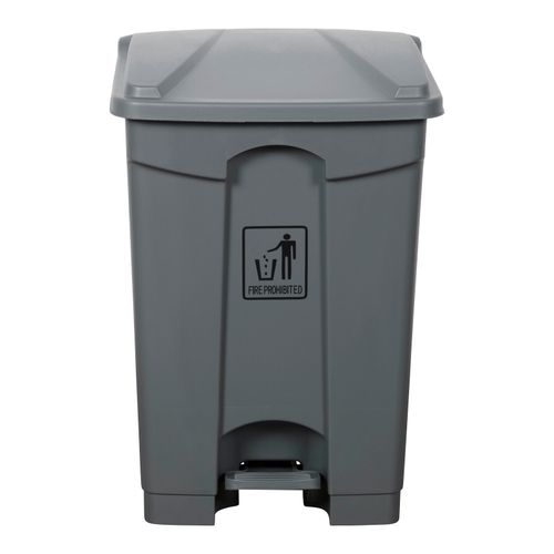 Cleanlink Bin Plastic 45L Pedal Lid Grey