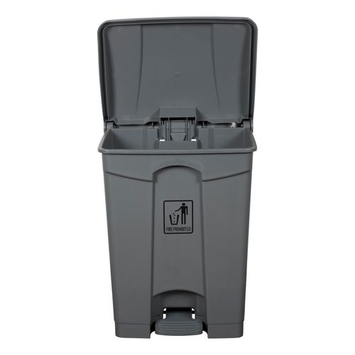 Cleanlink Bin Plastic 68L Pedal Lid Grey