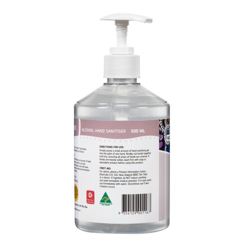 Cultural Choice Indigenous Range Giliian Hand Sanitiser Gel 70% Alcohol 500mL