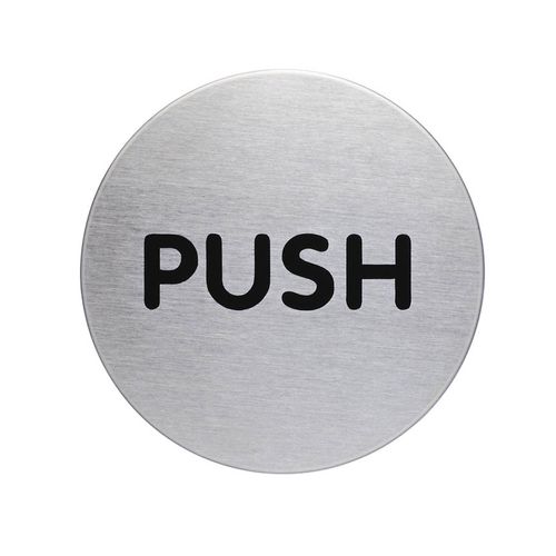 Durable Pictogram Sign 65mm Push